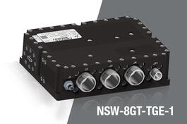 Industry’s First Rugged Airborne 8-Port Gigabit Network Switch Features IRIG-106 Full TmNS Standard Support for Flight Test Applications