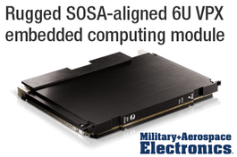 Rugged SOSA-aligned 6U VPX Embedded Computing Module Introduced by Curtiss-Wright