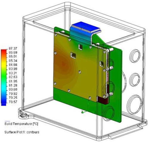 Conduction Thermal Analysis in Solidworks Simulation